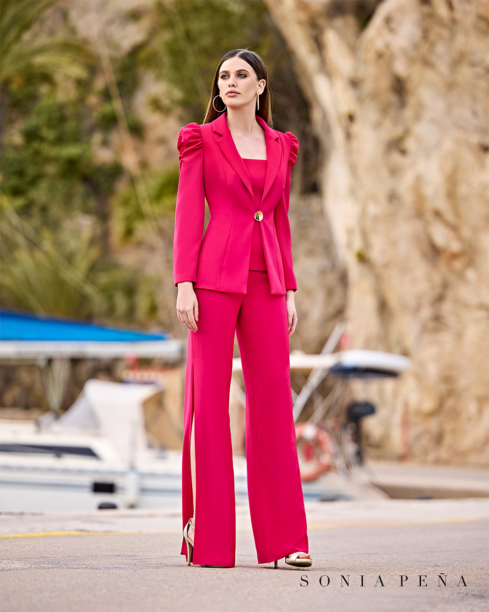 Suit Trouser Jacket. DelMar Collection Spring-Summer 2023. Sonia Peña - Ref. 1230025