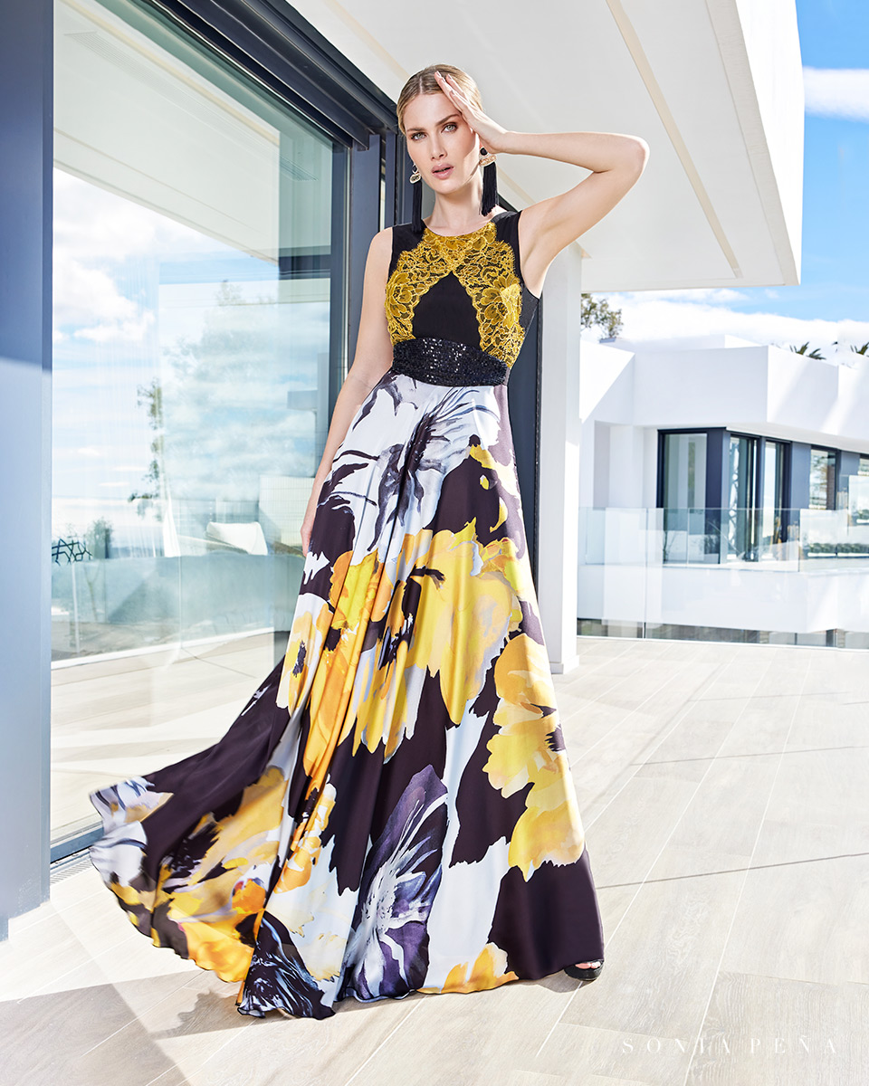 Long dress. Spring-Summer Summer Time Collection 2021. Sonia Peña - Ref. 1210107