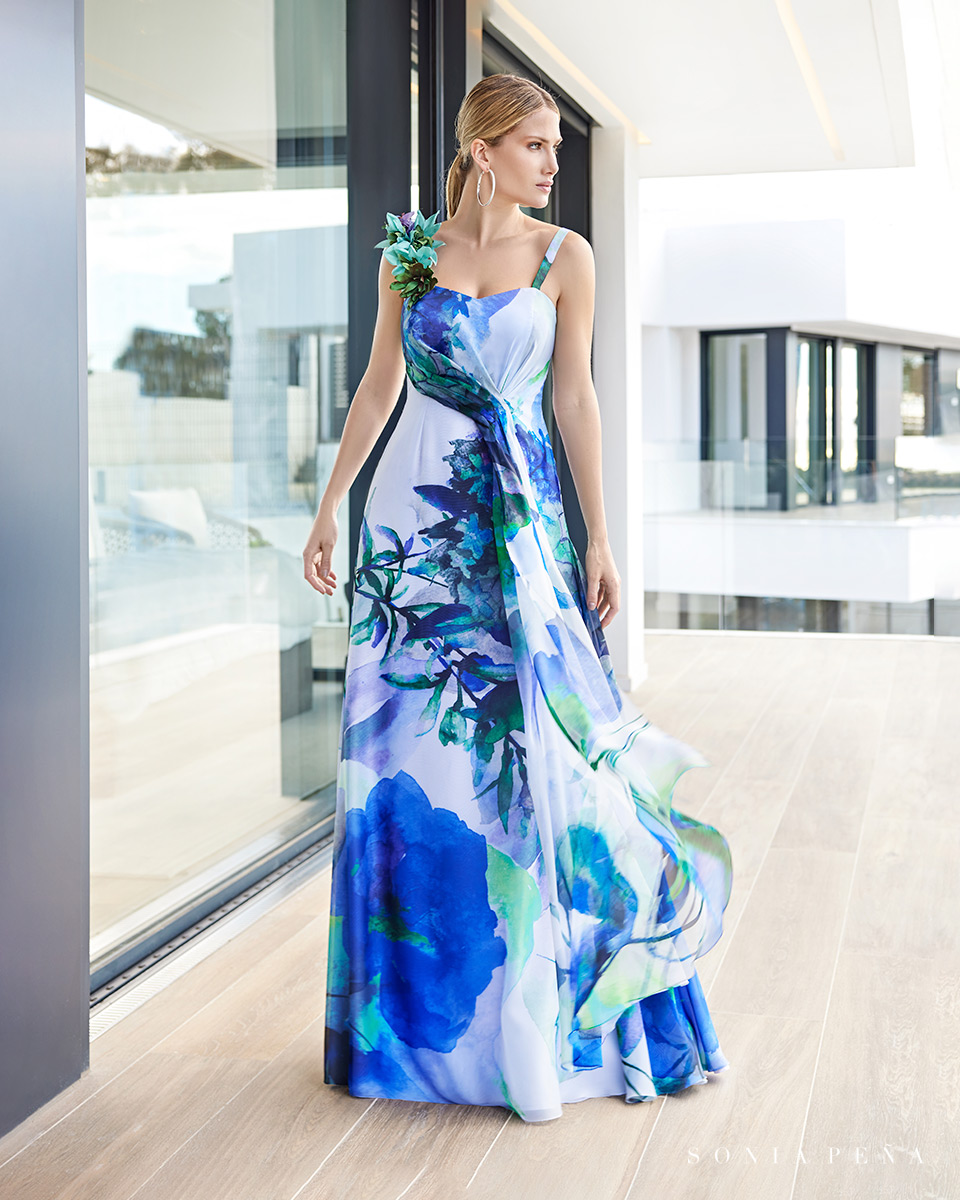 Long dress. Spring-Summer Summer Time Collection 2021. Sonia Peña - Ref. 1210108