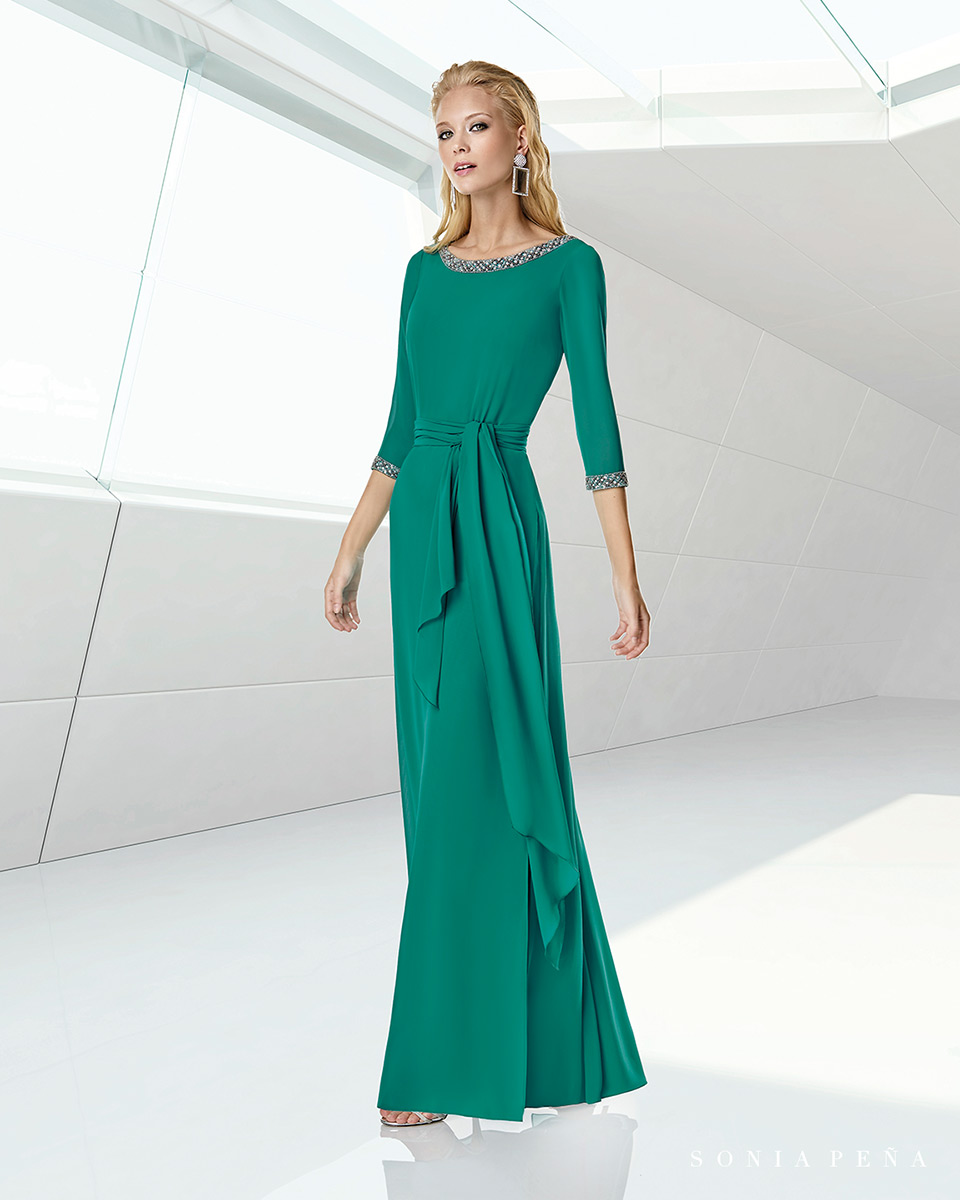 Long dress. Spring-Summer Trece Lunas Collection 2020. Sonia Peña - Ref. 1200013