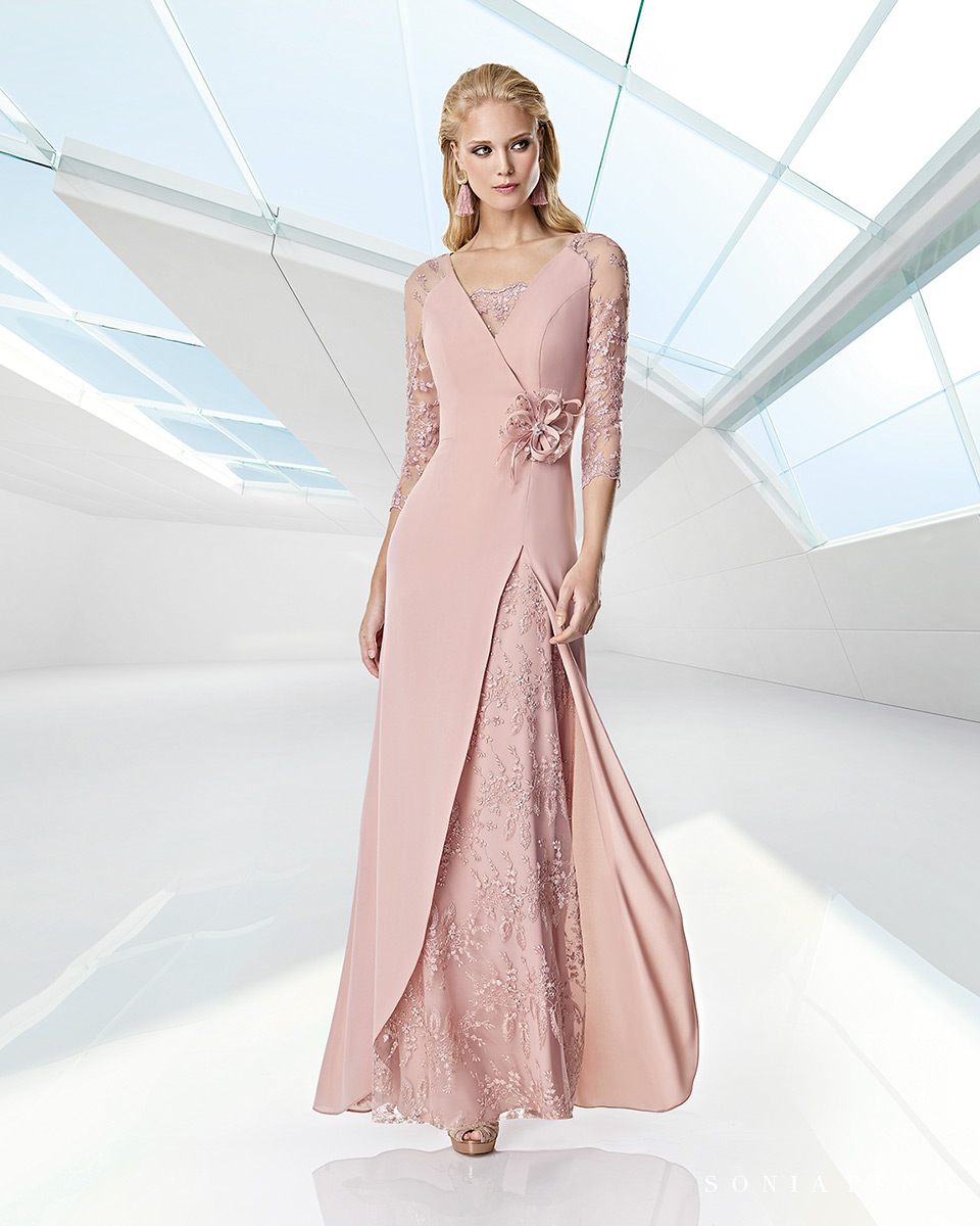 Long dress. Spring-Summer Trece Lunas Collection 2020. Sonia Peña - Ref. 1200019
