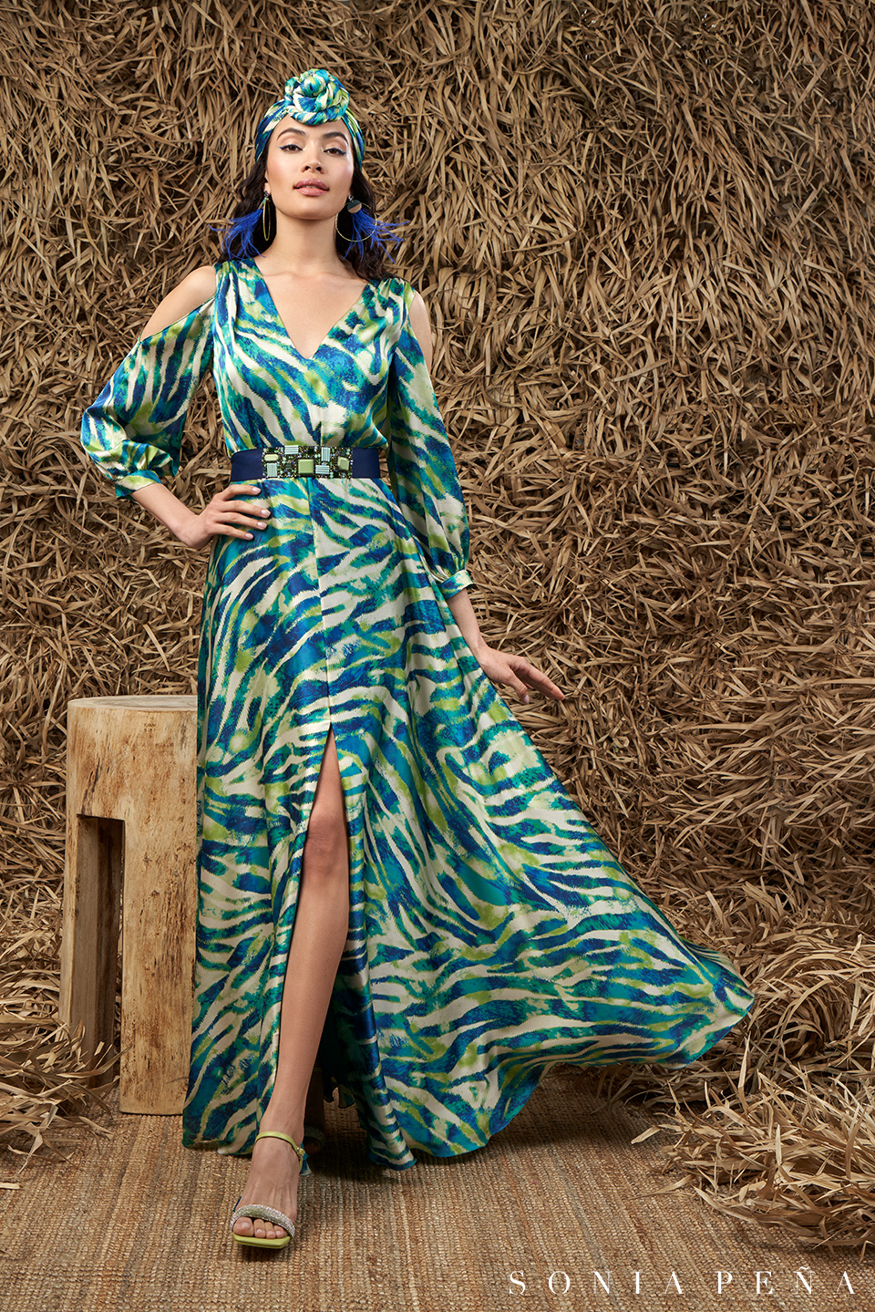 Long dress. Zanzibar Collection Spring-Summer 2024. Sonia Peña - Ref. 1240046