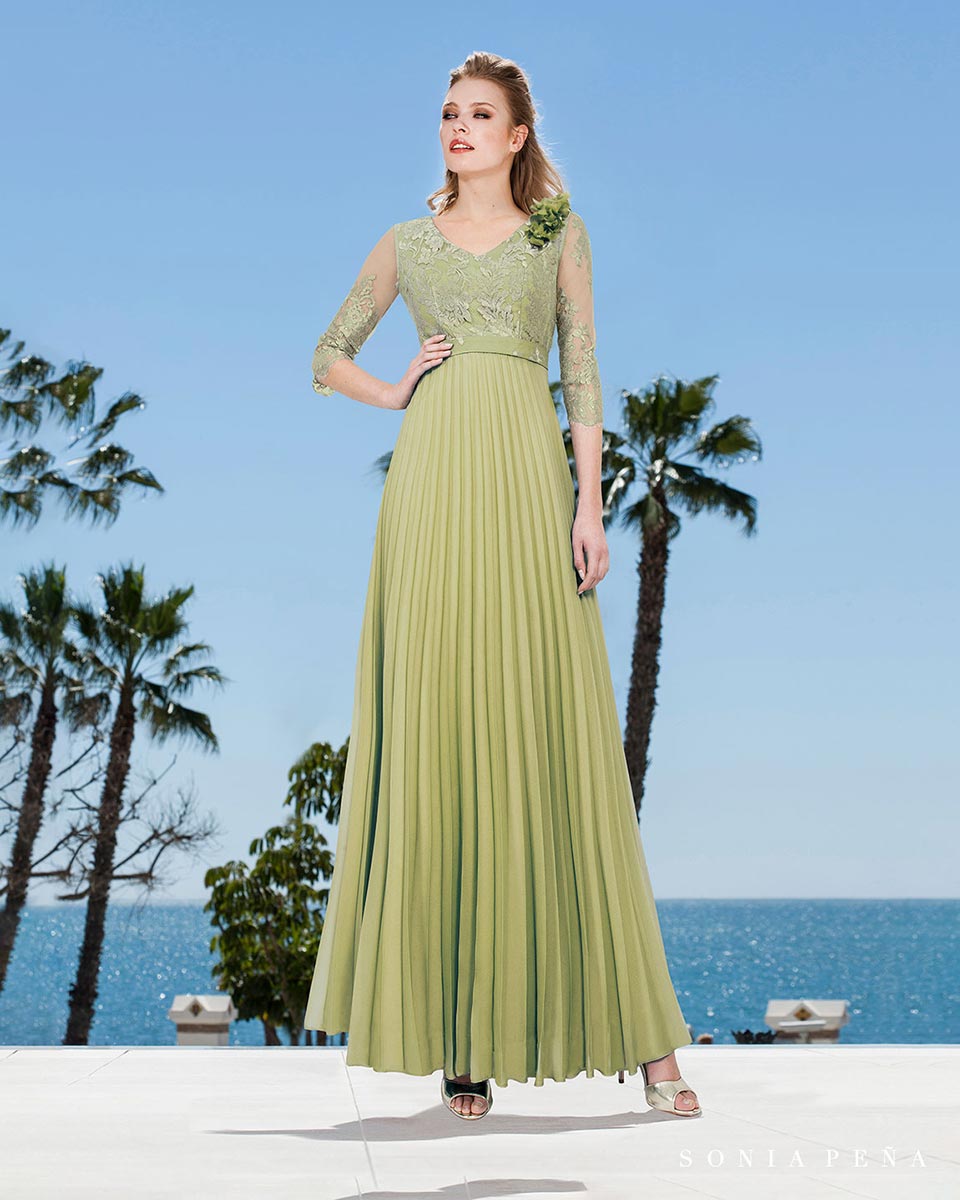 Party dress, Cocktail Dresses, Mother of the bride dresses. Complete Spring-Summer Balcón del Mar Collection 2019. Sonia Peña - Ref. 1190015