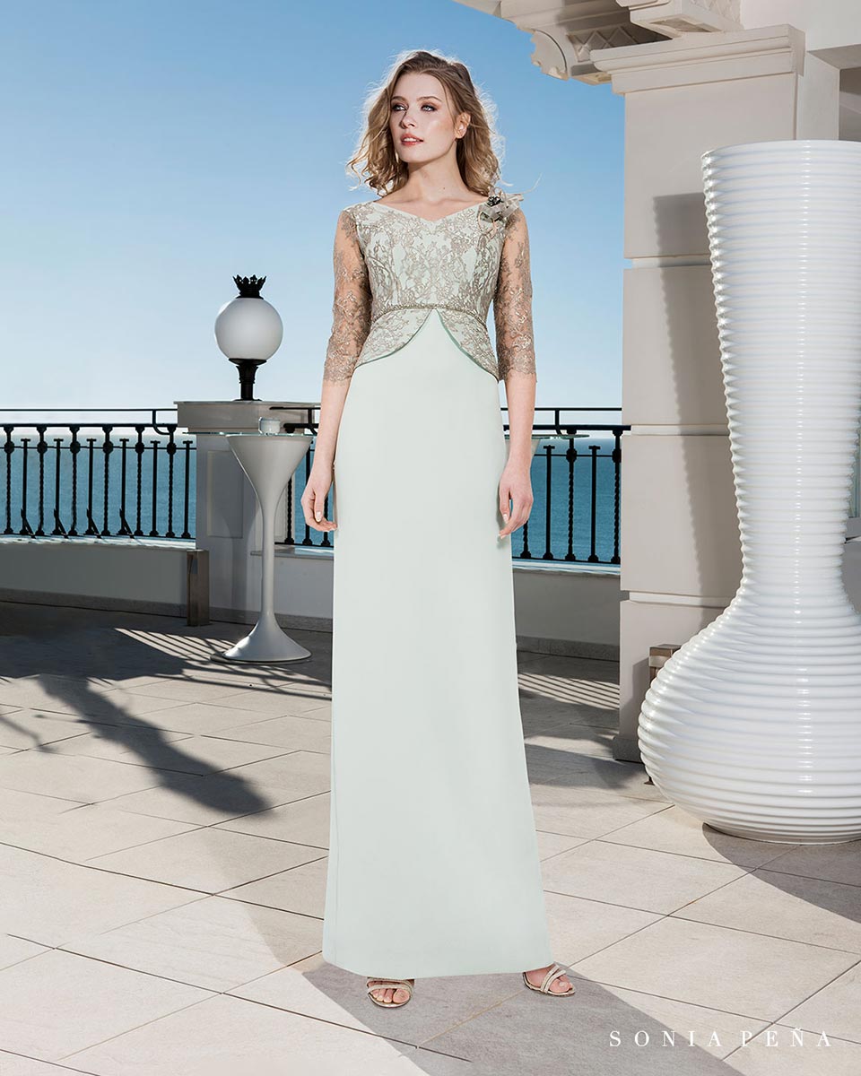 Party dress, Cocktail Dresses, Mother of the bride dresses. Complete Spring-Summer Balcón del Mar Collection 2019. Sonia Peña - Ref. 1190020