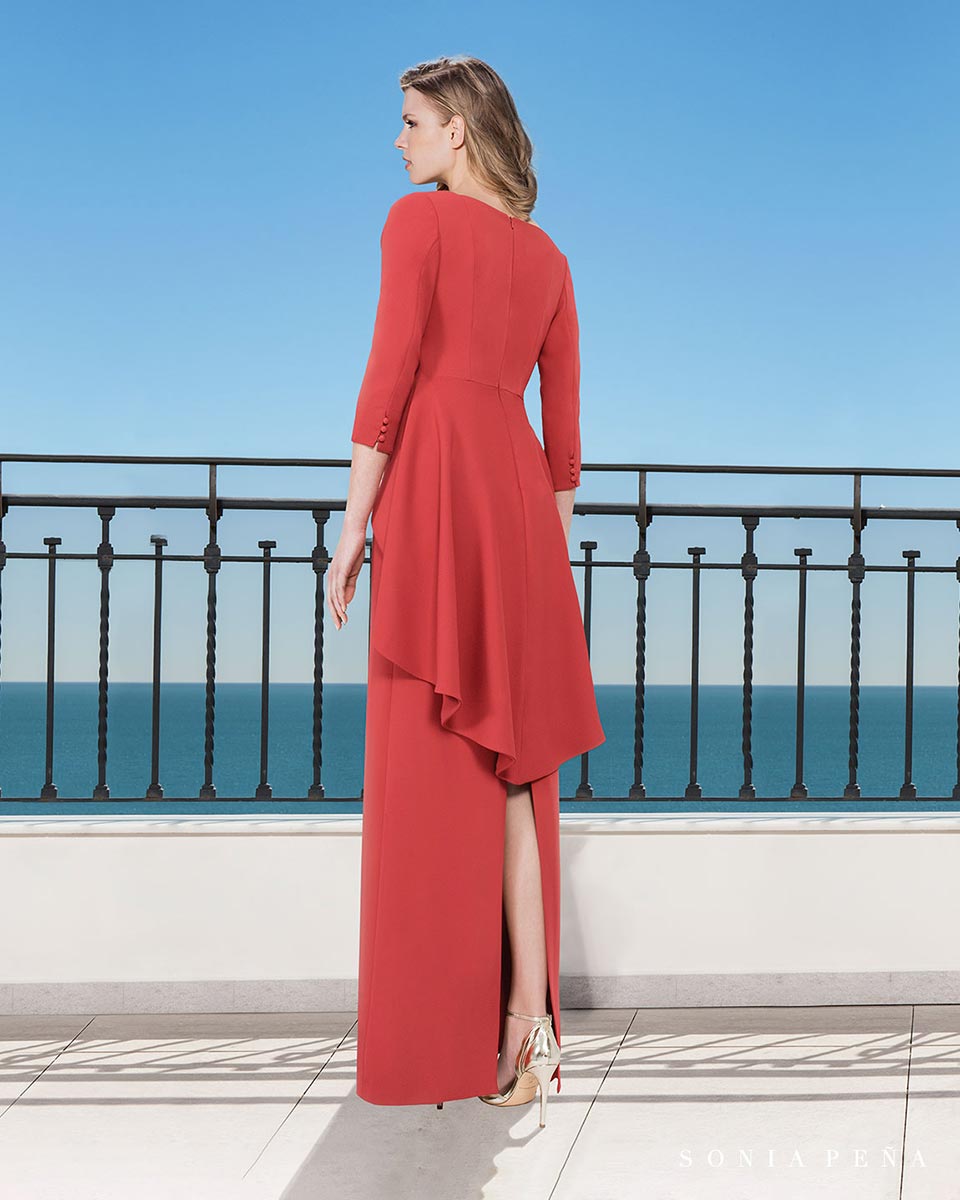 Party dress, Cocktail Dresses, Mother of the bride dresses. Complete Spring-Summer Balcón del Mar Collection 2019. Sonia Peña - Ref. 1190026