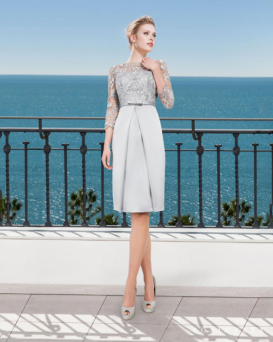 Short dress. Spring-Summer Balcón del Mar Collection 2019. Sonia Peña - Ref. 1190052