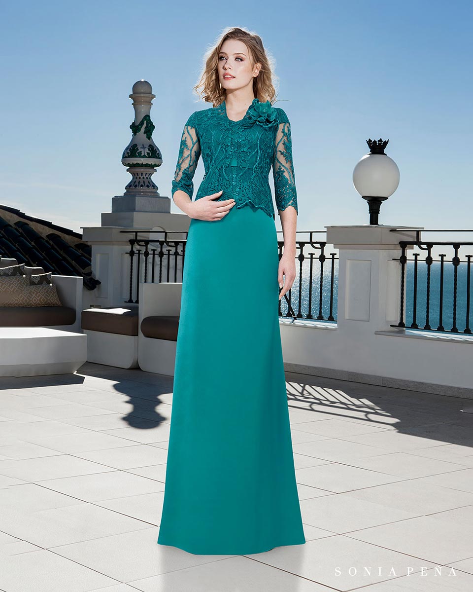Party dress, Cocktail Dresses, Mother of the bride dresses. Complete Spring-Summer Balcón del Mar Collection 2019. Sonia Peña - Ref. 1190053