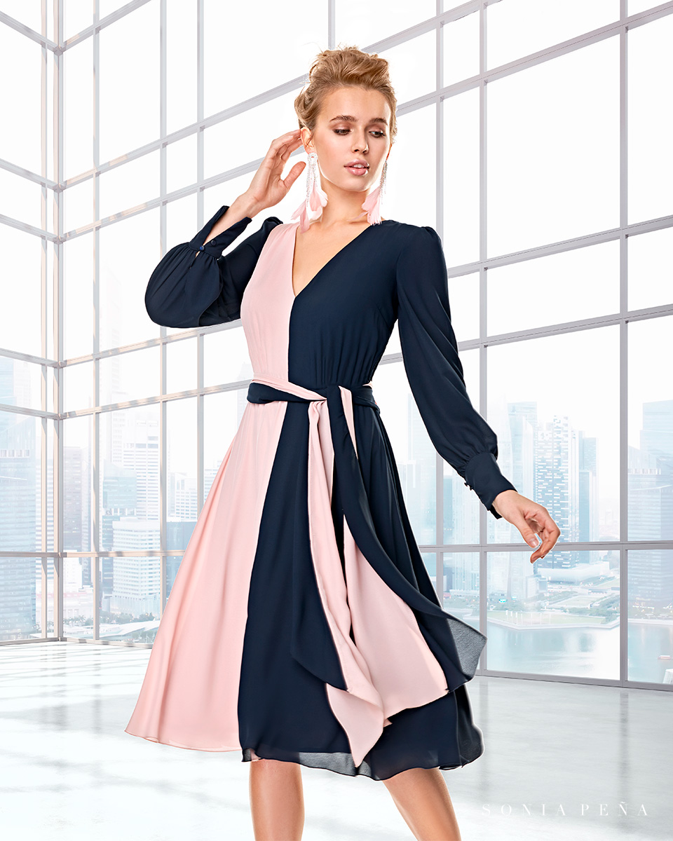 Long dress. Fall-Winter Capsule 2020 Collection 2020. Sonia Peña - Ref. 2200008