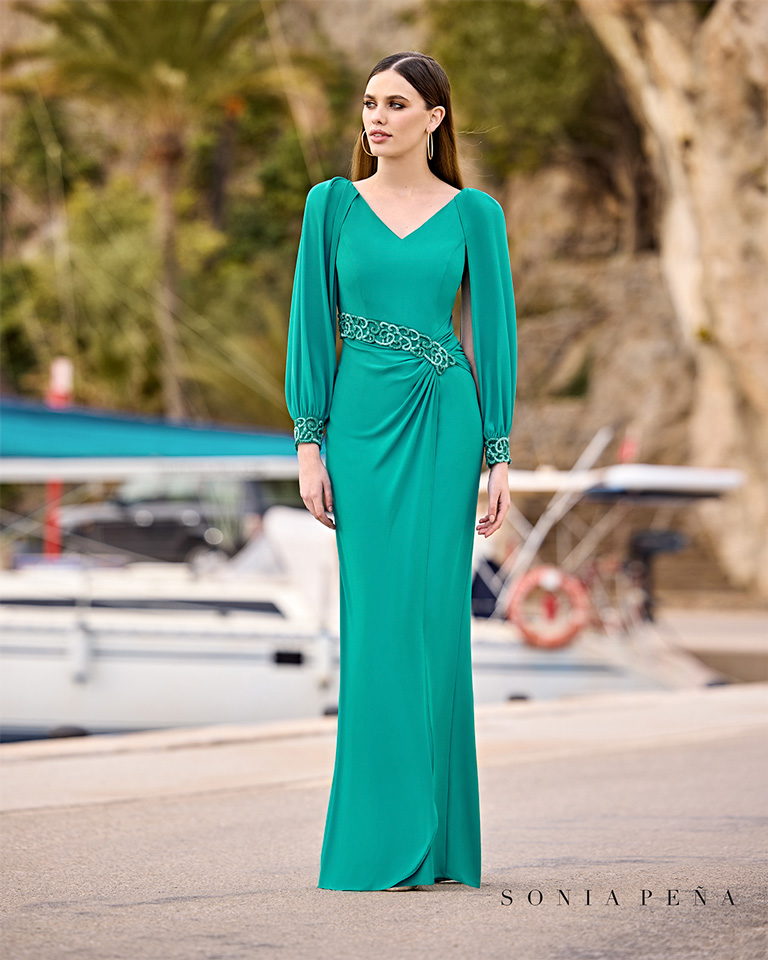Party dress, Cocktail Dresses, Mother of the bride dresses. Complete DelMar  Collection Spring-Summer 2023. Sonia Peña