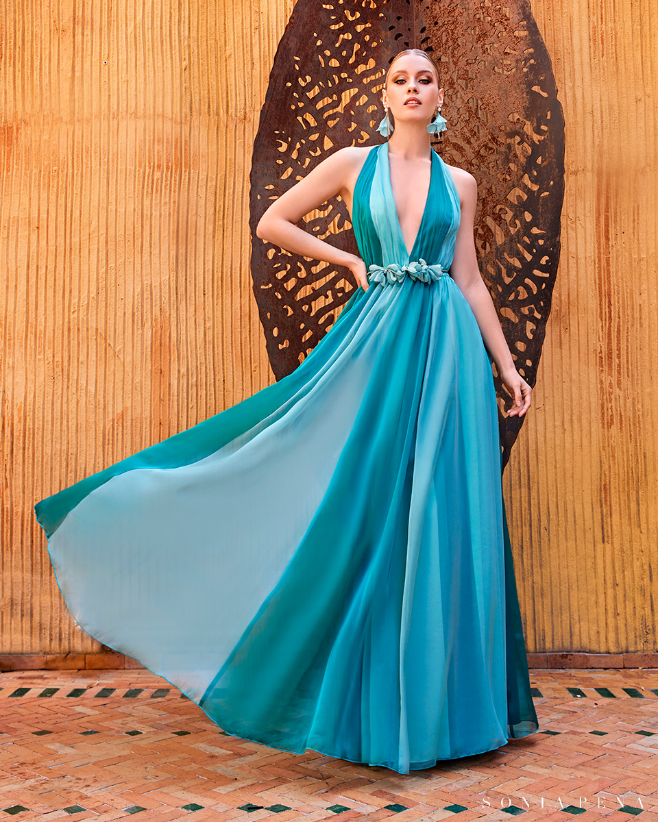 Long dress. Spring-Summer Babylon Collection 2022. Sonia Peña - Ref. 1220042