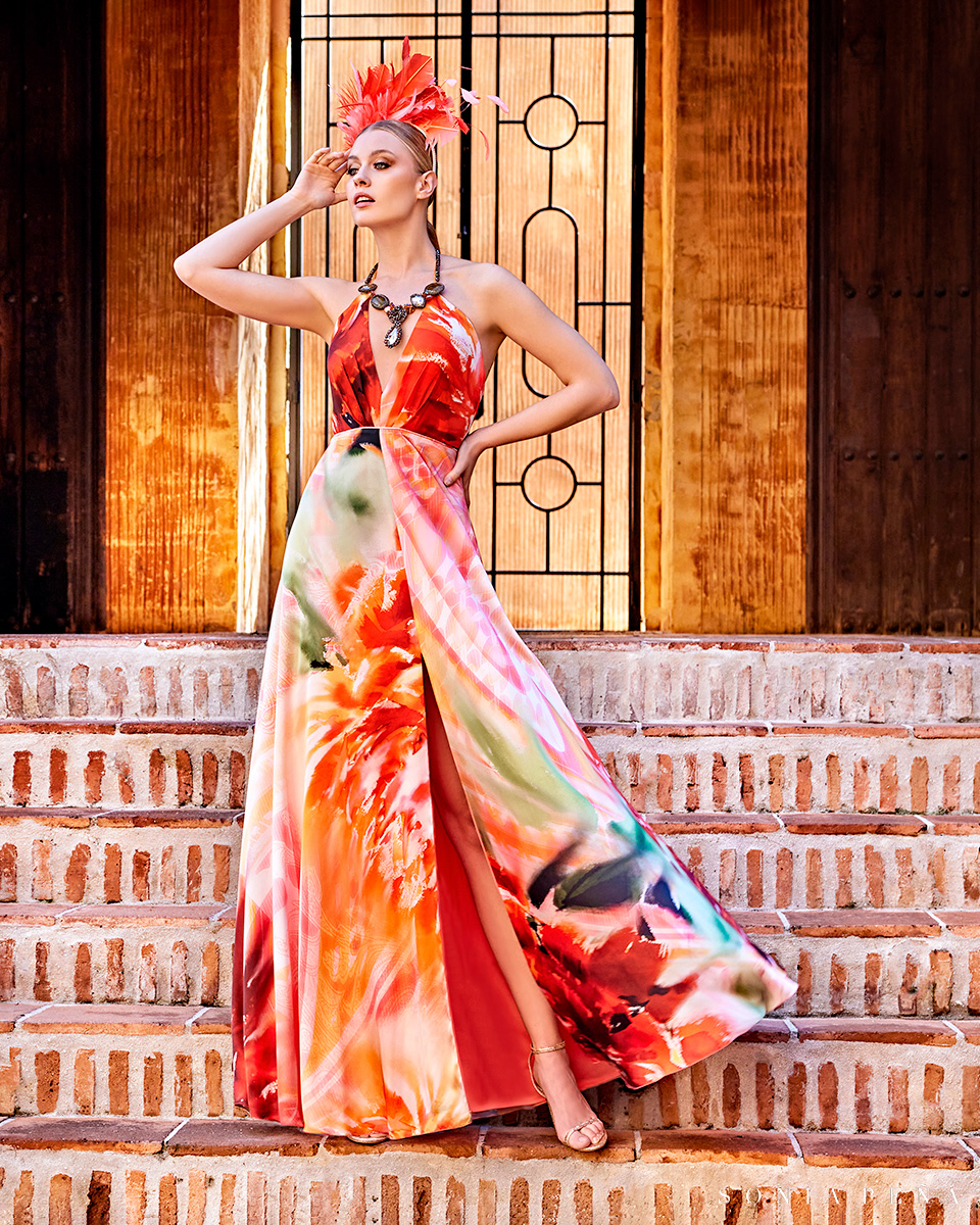 Long dress. Spring-Summer Babylon Collection 2022. Sonia Peña - Ref. 1220045