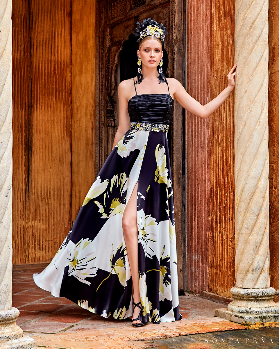 Long dress. Spring-Summer Babylon Collection 2022. Sonia Peña - Ref. 1220073
