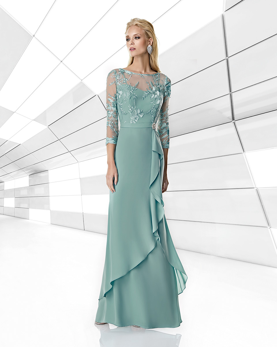Long dress. Spring-Summer Trece Lunas Collection 2020. Sonia Peña - Ref. 1200017