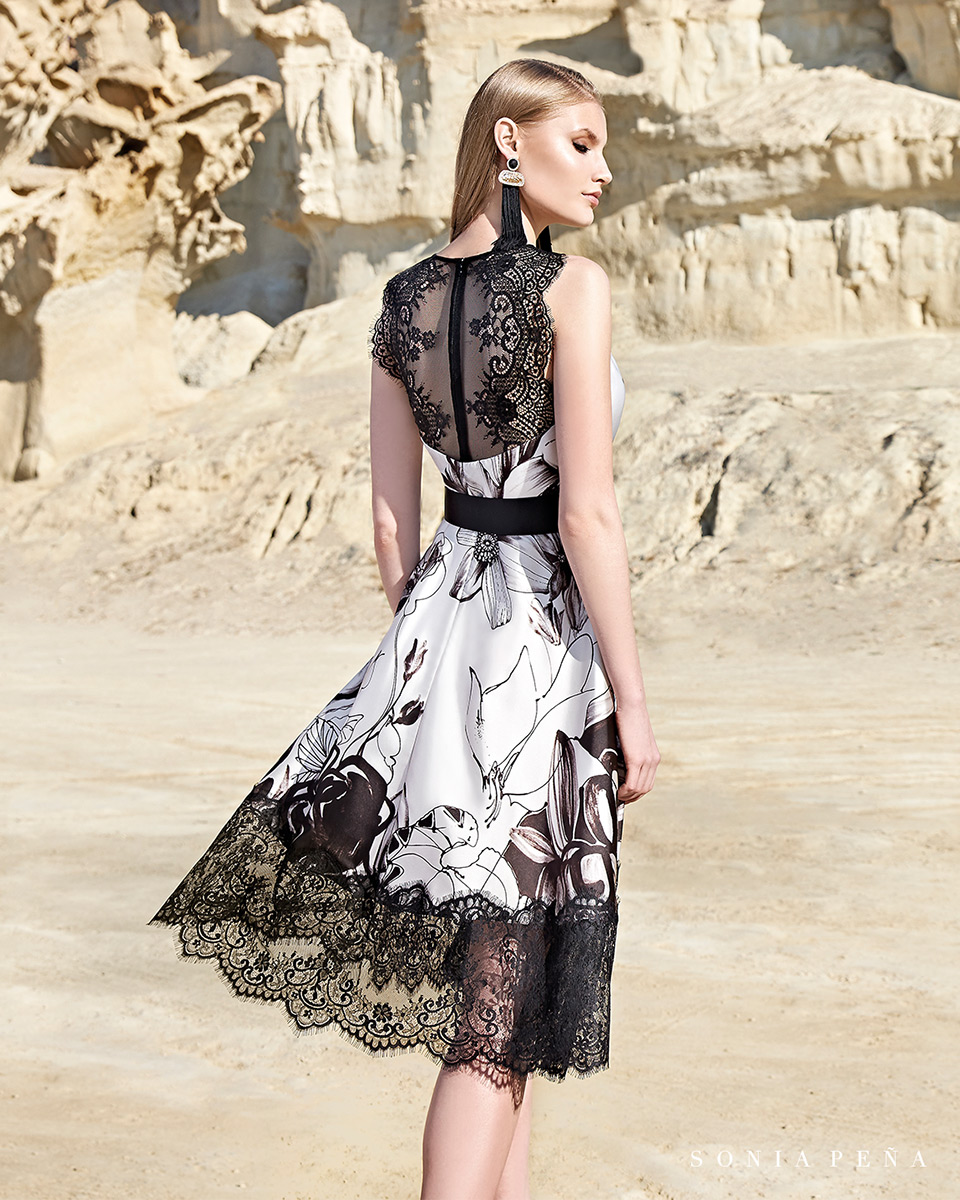 Short dress. Spring-Summer Trece Lunas Collection 2020. Sonia Peña - Ref. 1200134