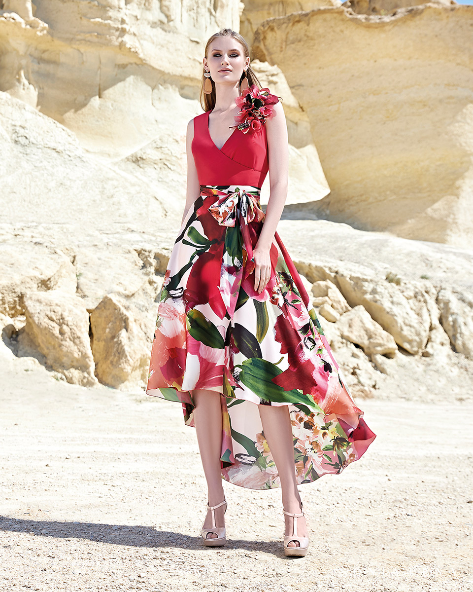 Short dress. Spring-Summer Trece Lunas Collection 2020. Sonia Peña - Ref. 1200157