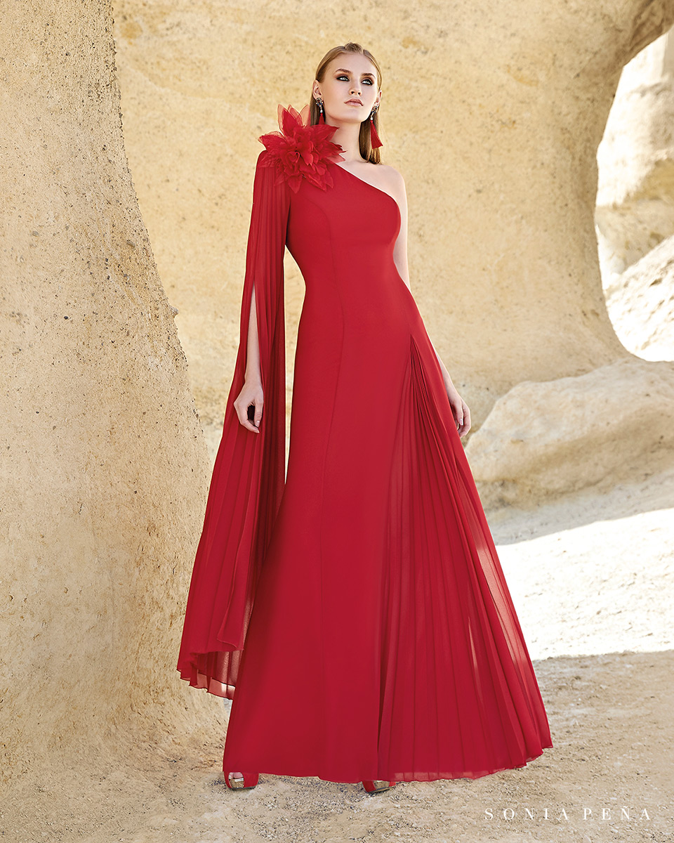 Long dress. Spring-Summer Trece Lunas Collection 2020. Sonia Peña - Ref. 1200160
