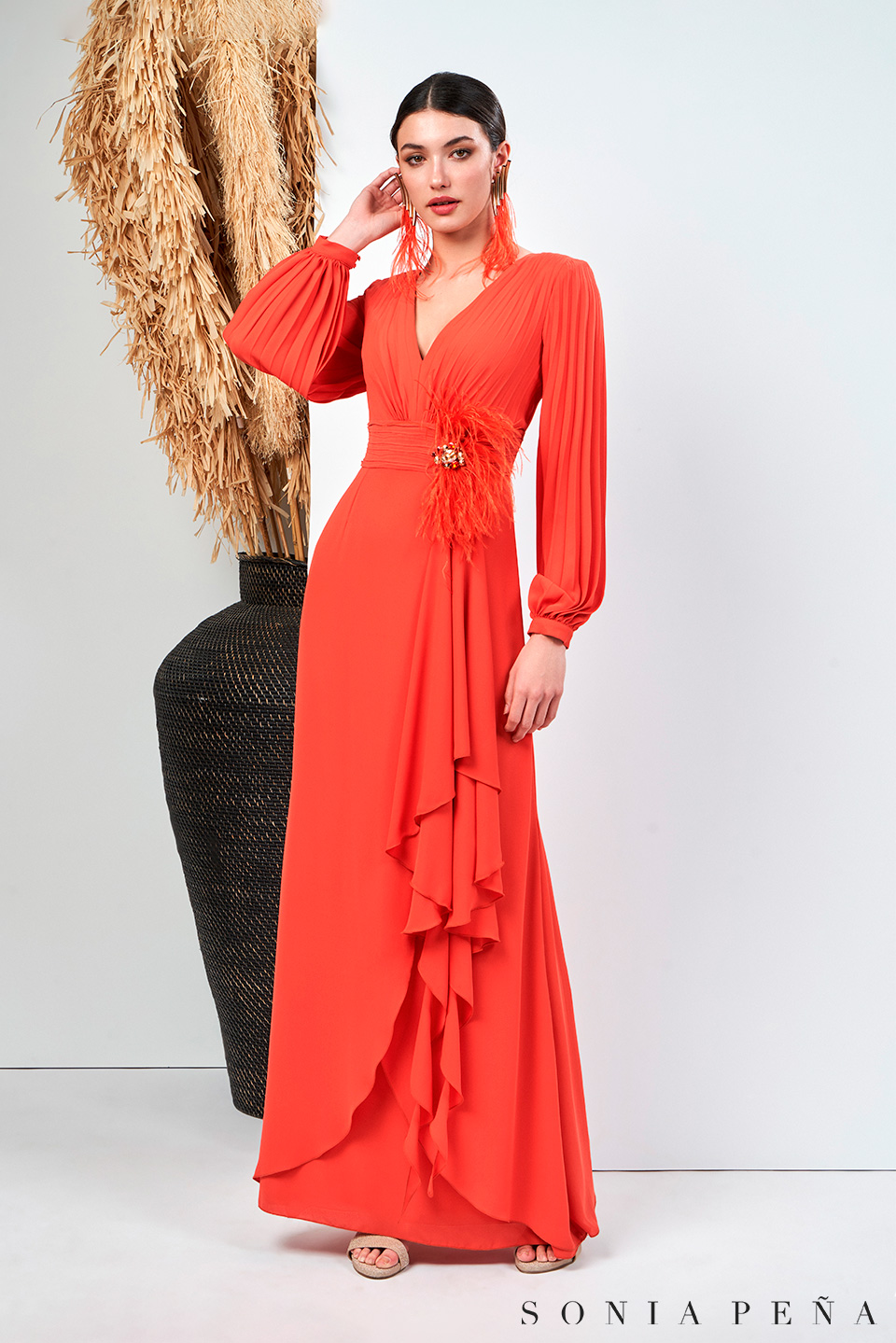 Long dress. Zanzibar Collection Spring-Summer 2024. Sonia Peña - Ref. 1240005