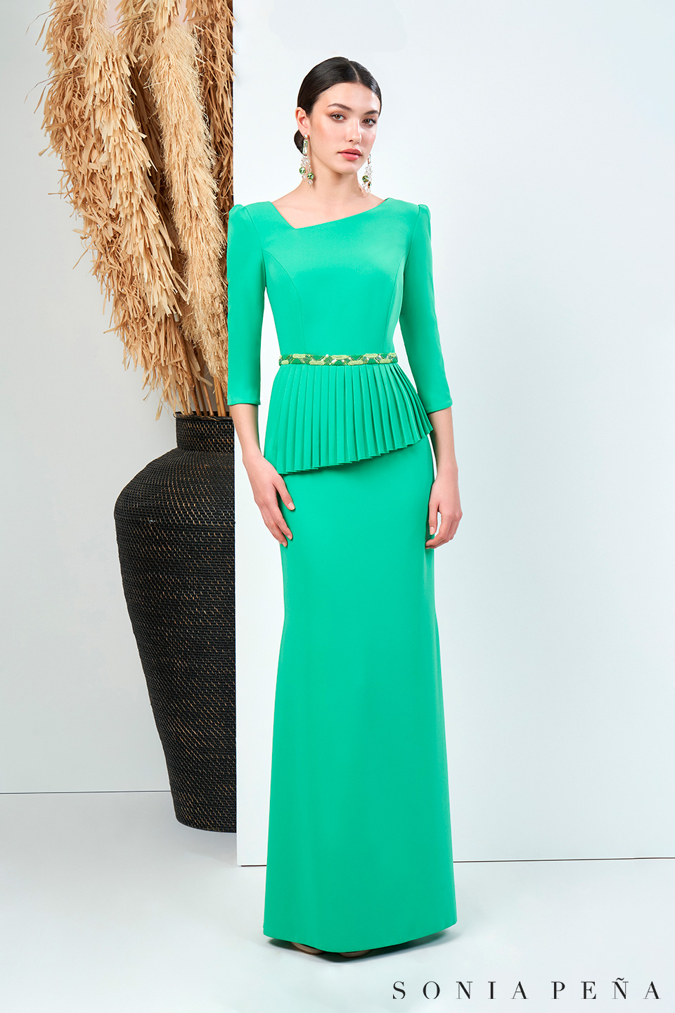 Long dress. Zanzibar Collection Spring-Summer 2024. Sonia Peña - Ref. 1240006