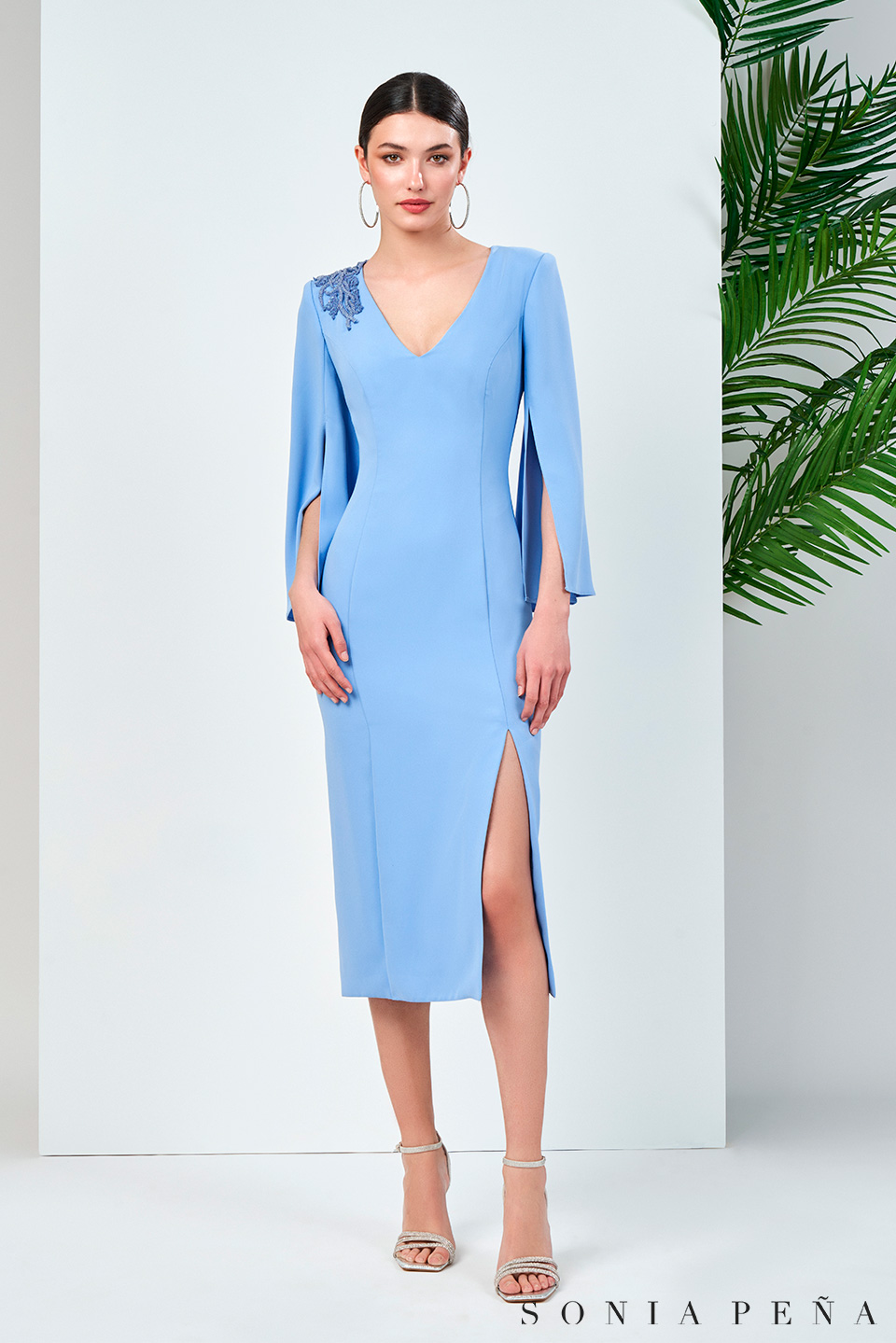 Midi dress. Zanzibar Collection Spring-Summer 2024. Sonia Peña - Ref. 1240008A
