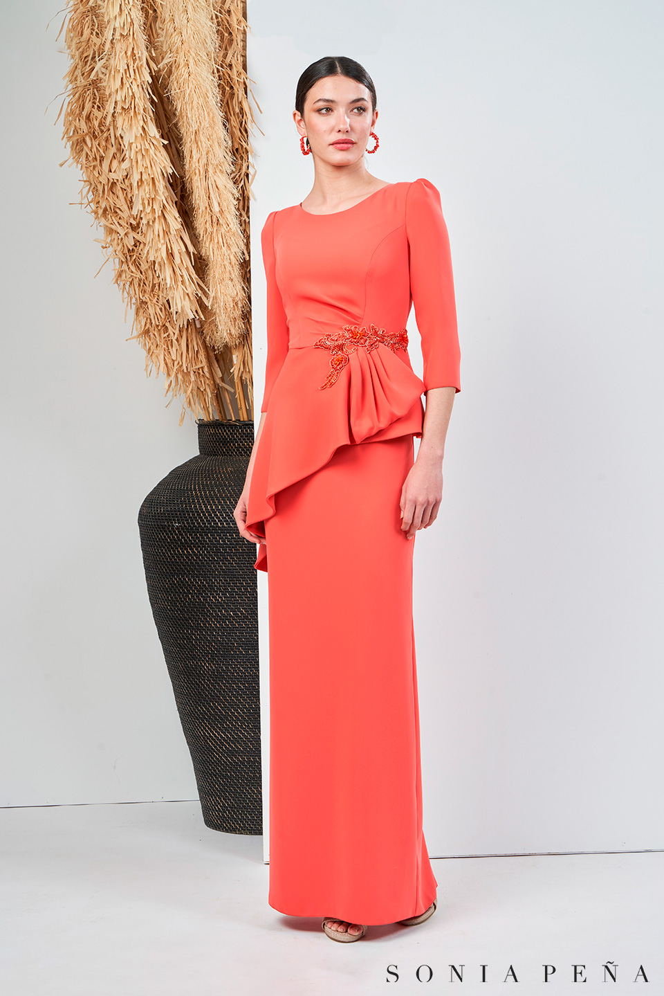 Long dress. Zanzibar Collection Spring-Summer 2024. Sonia Peña - Ref. 1240009