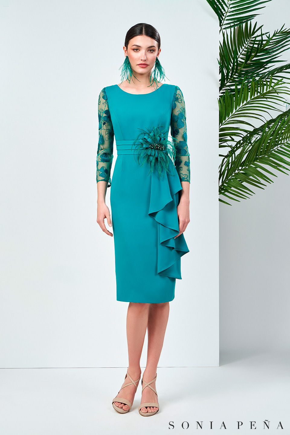 Short dress. Zanzibar Collection Spring-Summer 2024. Sonia Peña - Ref. 1240017A