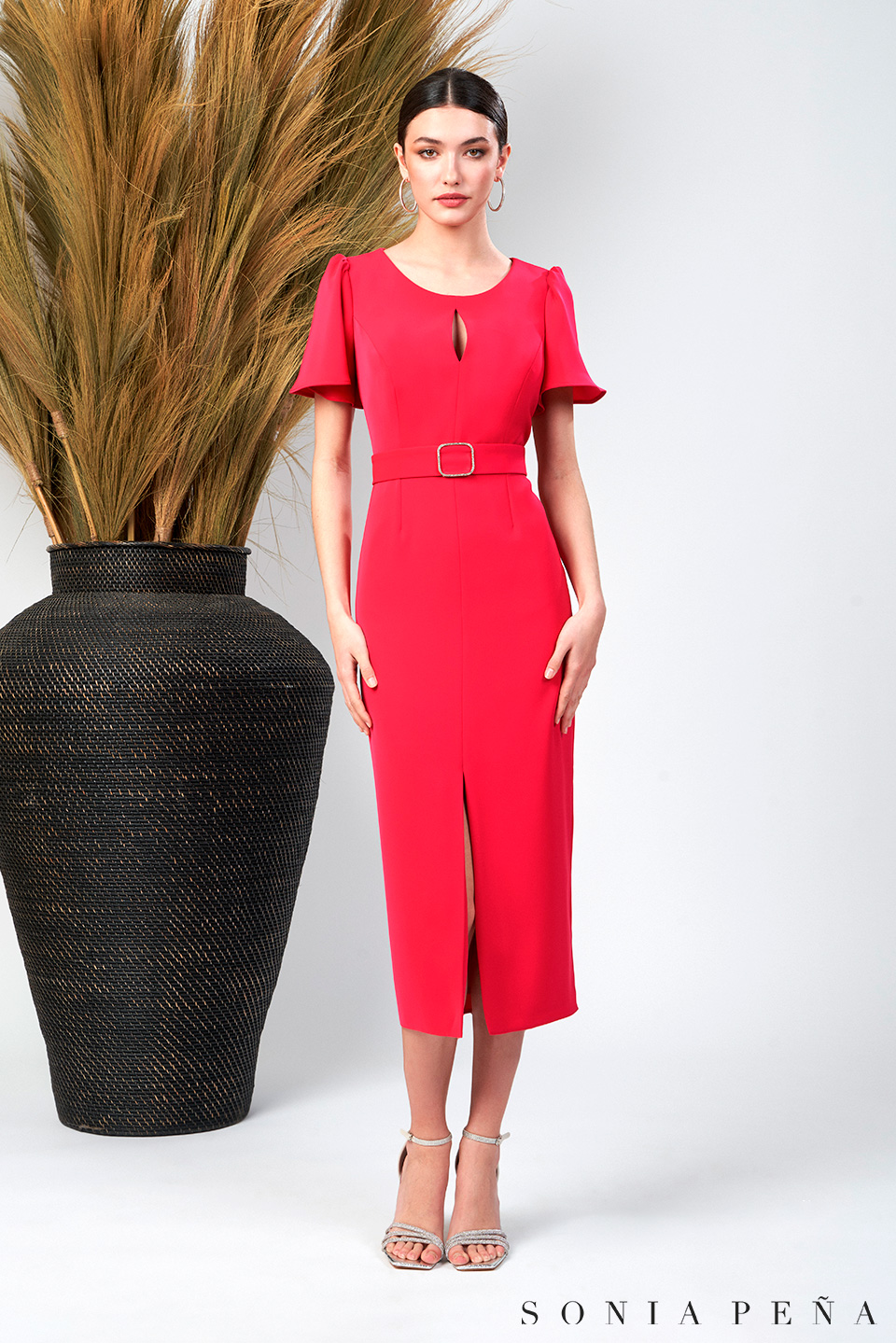 Midi dress. Zanzibar Collection Spring-Summer 2024. Sonia Peña - Ref. 1240033A