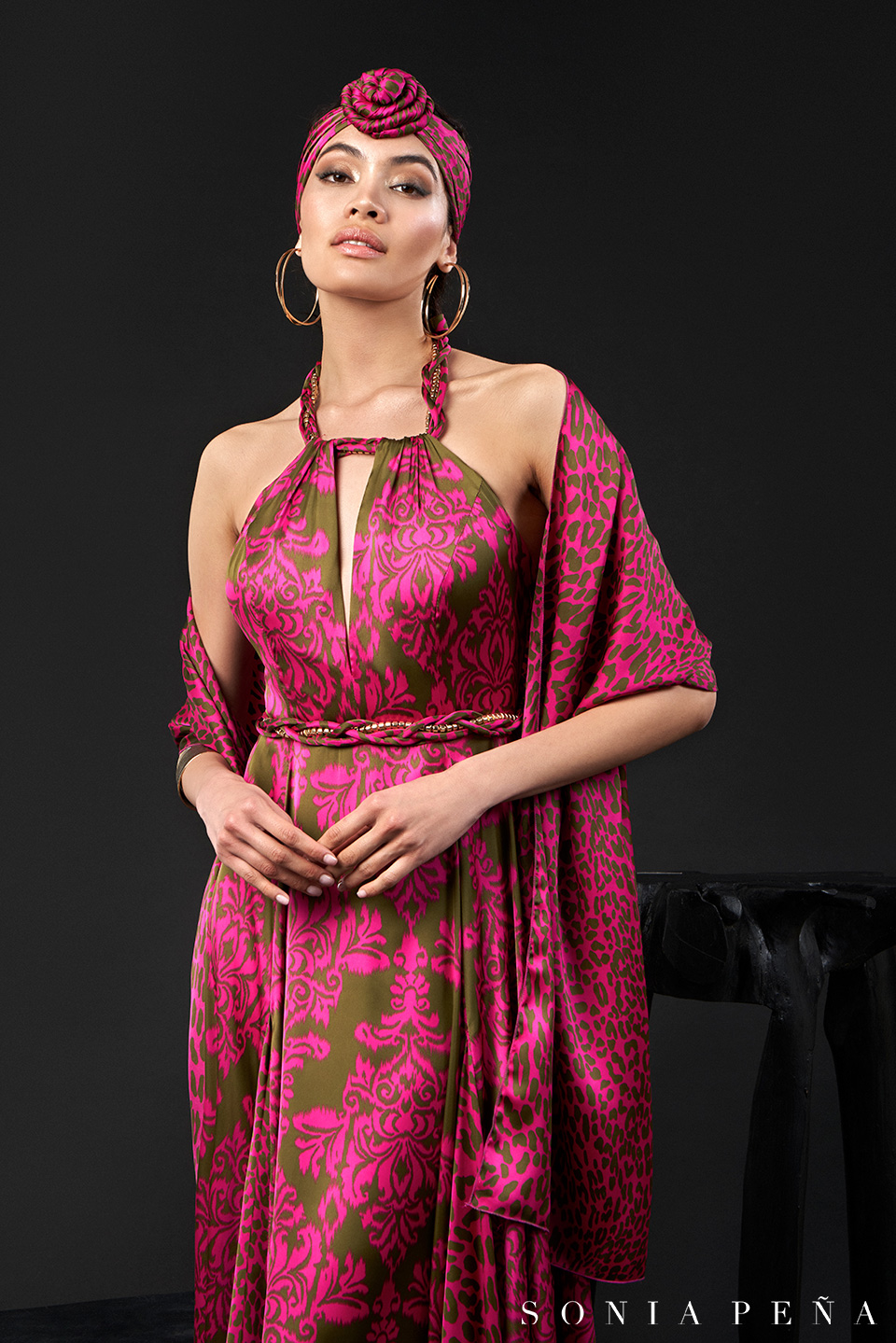 Long dress. Zanzibar Collection Spring-Summer 2024. Sonia Peña - Ref. 1240049A